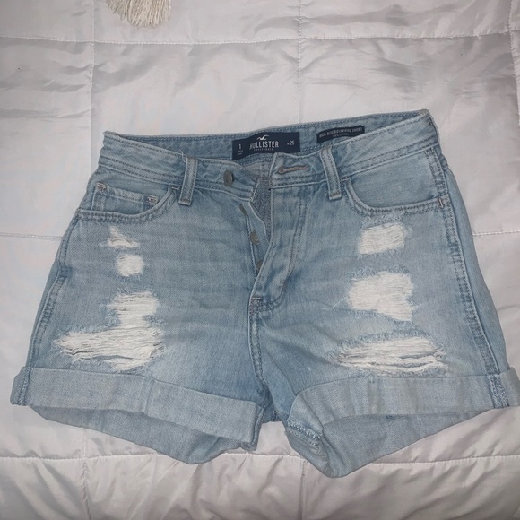 high waisted boyfriend shorts